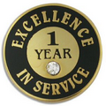 Excellence In Service Pin - 1 years